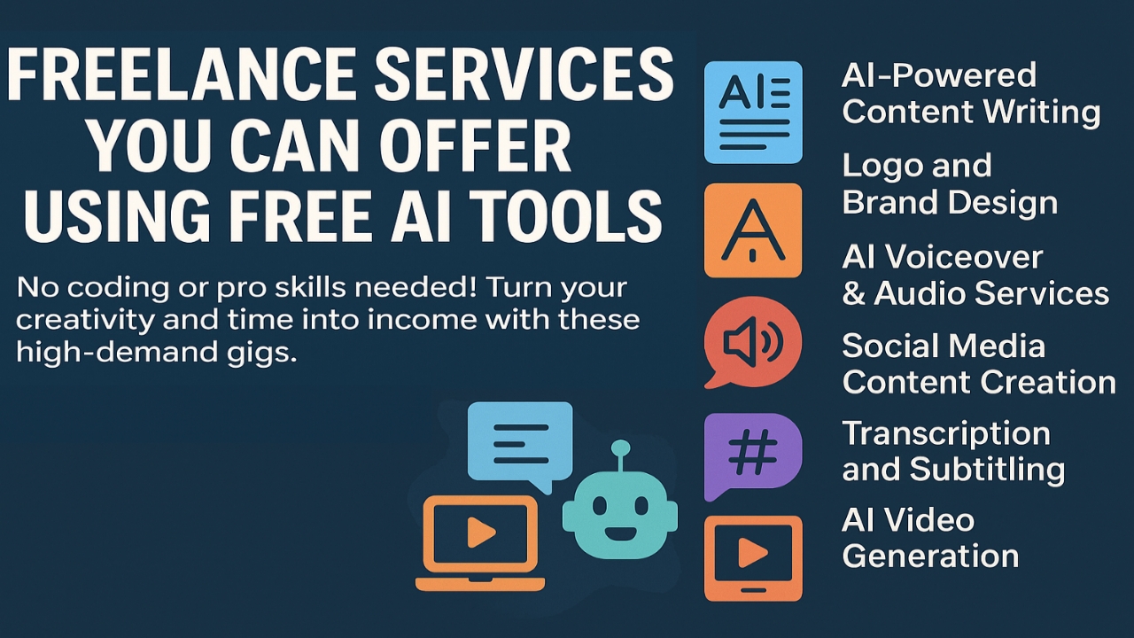 Freelance Services You Can Offer Using Free AI Tools